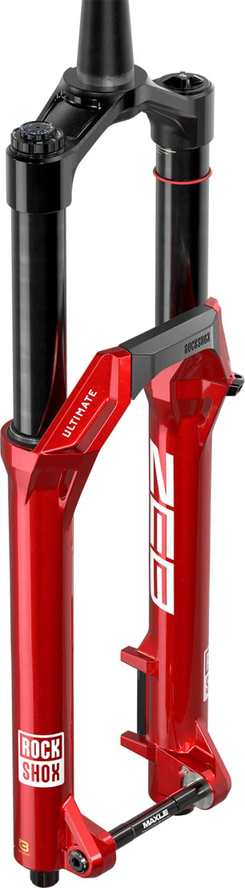 Rockshox ZEB Ultimate (B1) 29" / 44mm Offset 170mm Fork (Red)