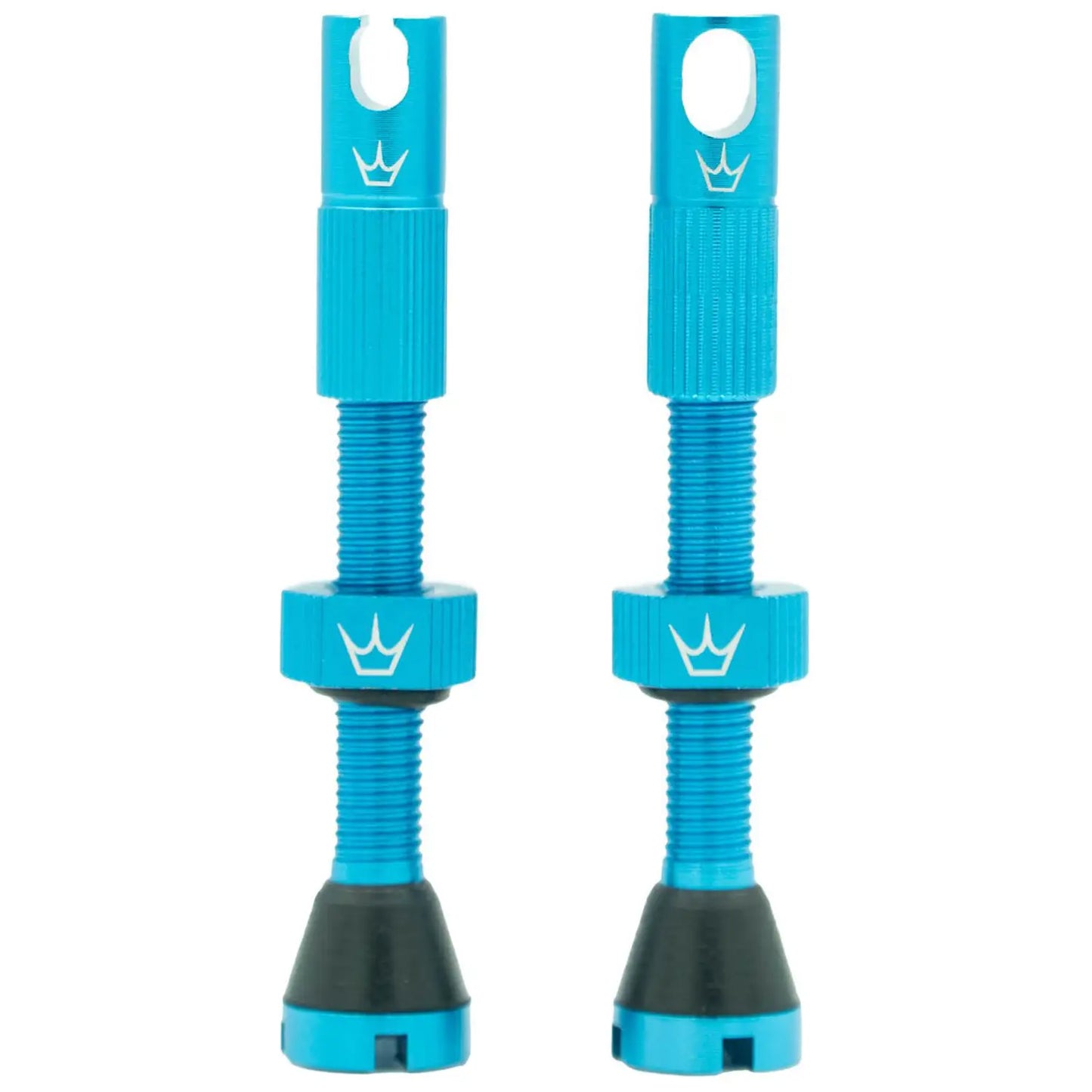 Peaty's Chris King MK2 42mm Tubeless Valves (Turquoise)