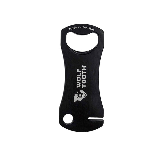 Wolf Tooth Bottle Opener with Rotor Truing Tool (Black)