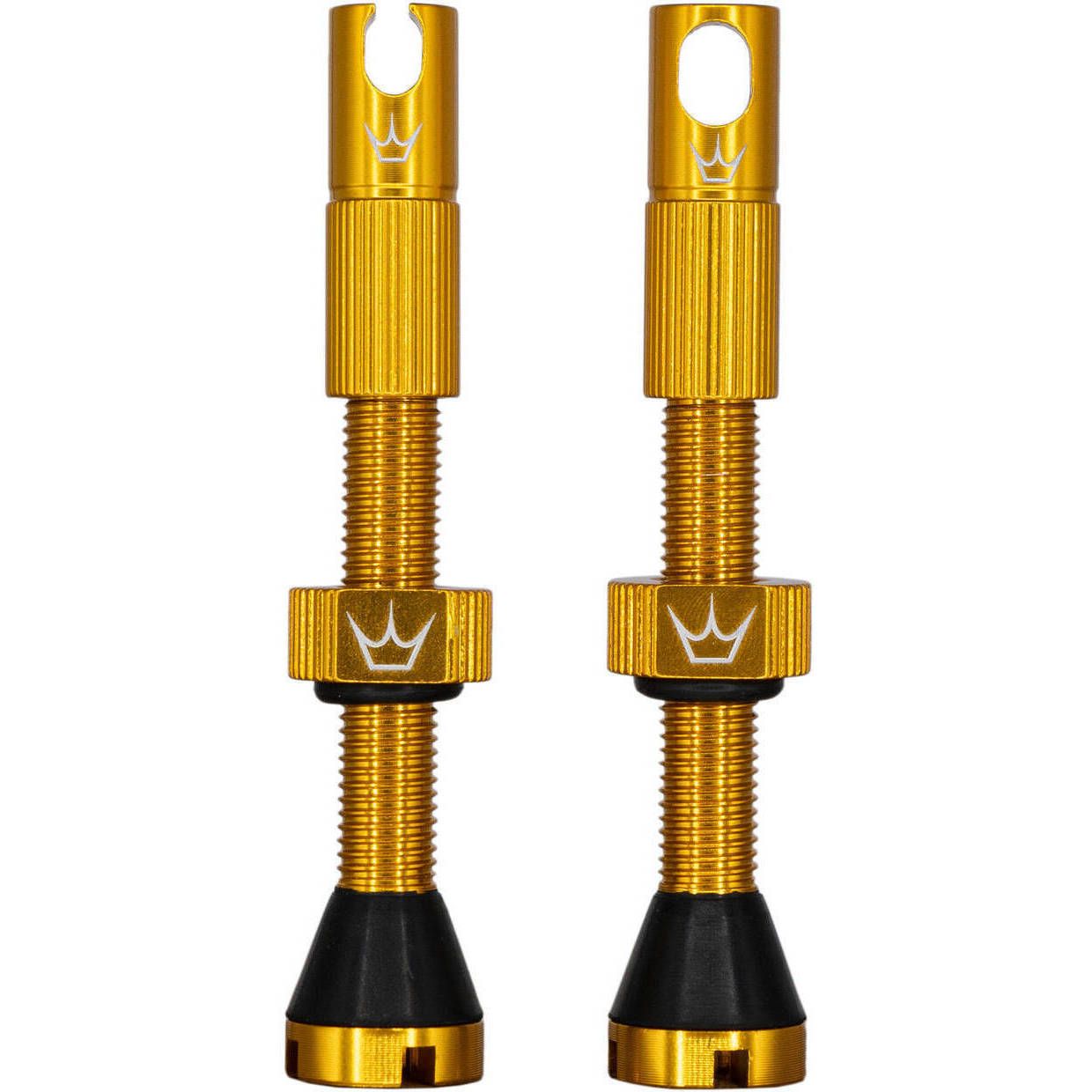 Peaty's Chris King MK2 42mm Tubeless Valves (Gold)