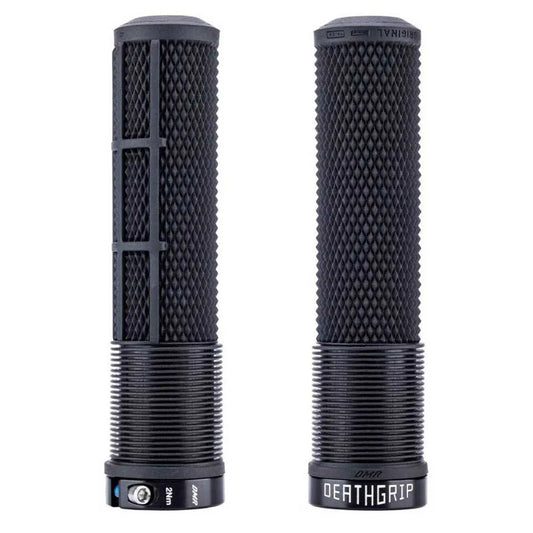 DMR DeathGrip 2 Flangeless Thin Lock-On Grips (Black)
