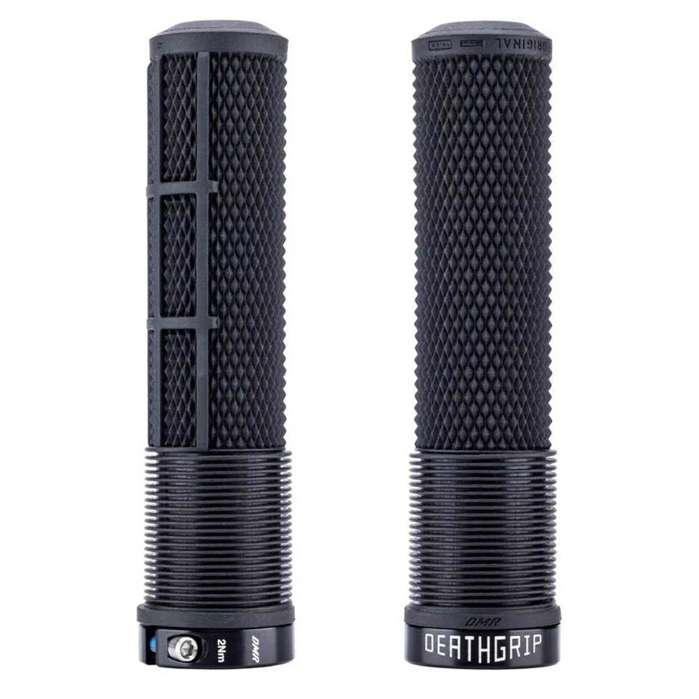 DMR DeathGrip 2 Flangeless Thick Lock-On Grips (Black)