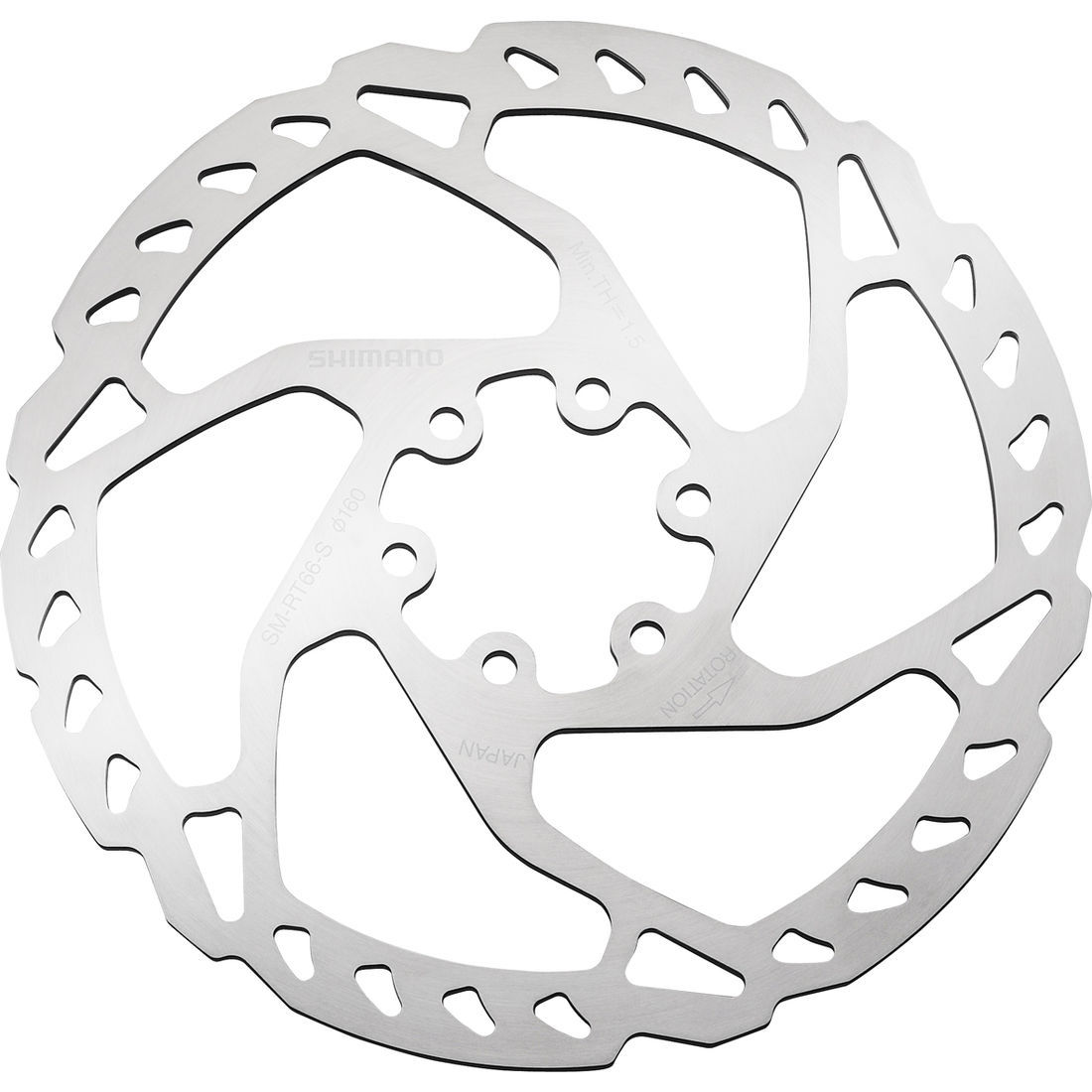 Shimano SLX/Zee RT66 6-Bolt Disc Brake Rotor : 180mm-0