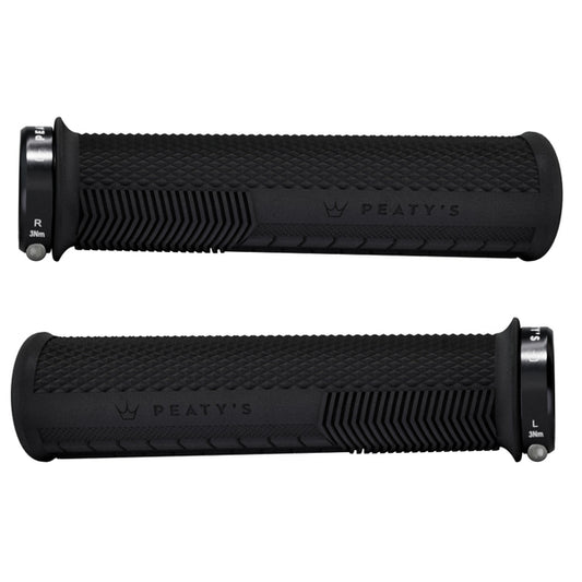 Peaty's Monarch Knurl Grip - Thick, Black