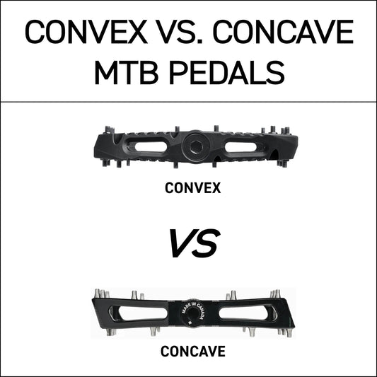 Concave vs Convex MTB Pedals