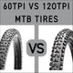 60TPI vs. 120TPI MTB Tires