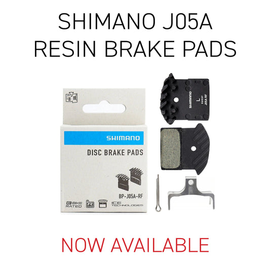 Shimano J05A Resin Brake Pads Now Available