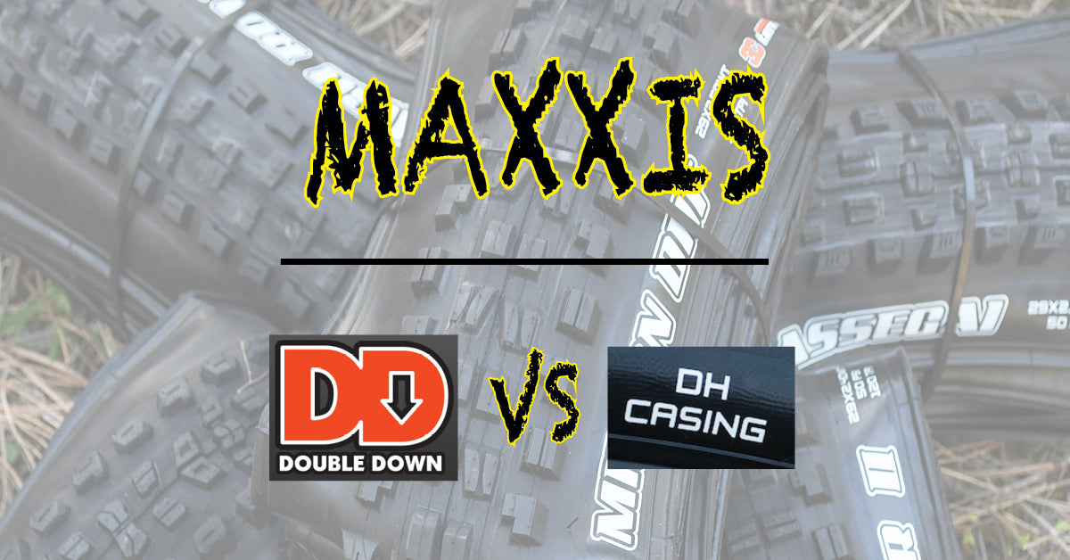 Maxxis DoubleDown vs. DH Casing - What's The Difference? – TBS Bike Parts
