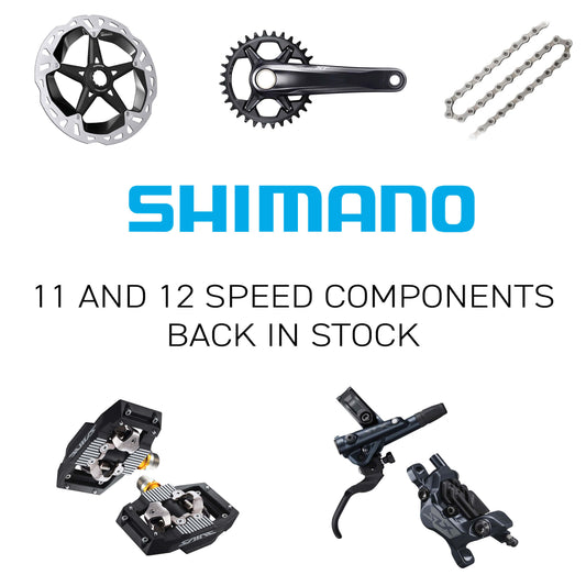 Shimano 11 and 12 Speed Components Back in Stock