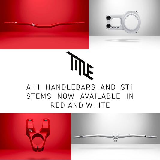 Title MTB Red & White Components Now Available