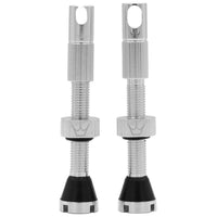 Peaty's Chris King MK2 42mm Tubeless Valves (Silver)