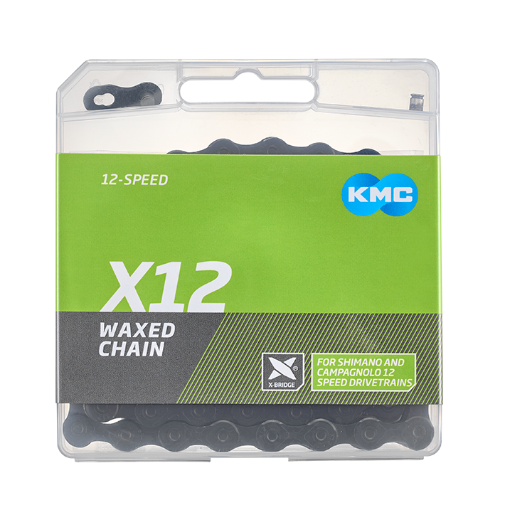 KMC X12 Waxed 12 Speed Chain (Black)