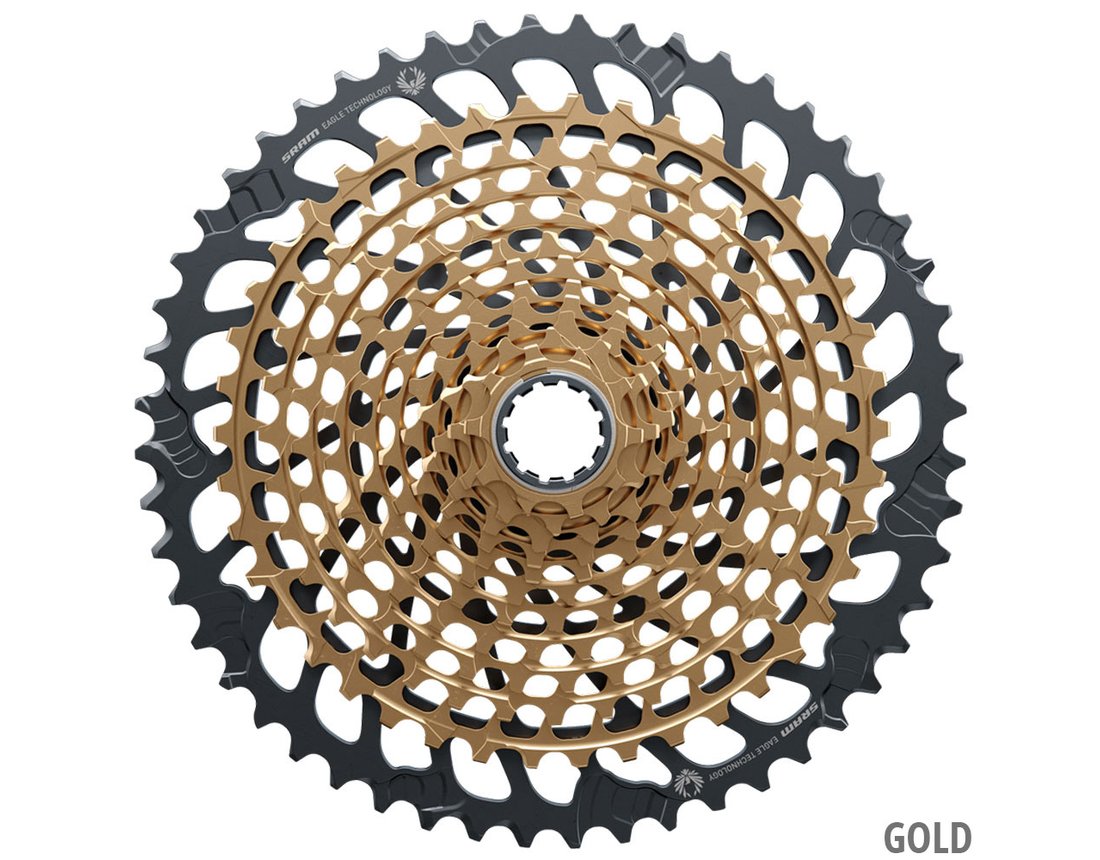 SRAM XG-1299 XX1 Eagle 12 Speed Gold Cassette (10-52T)