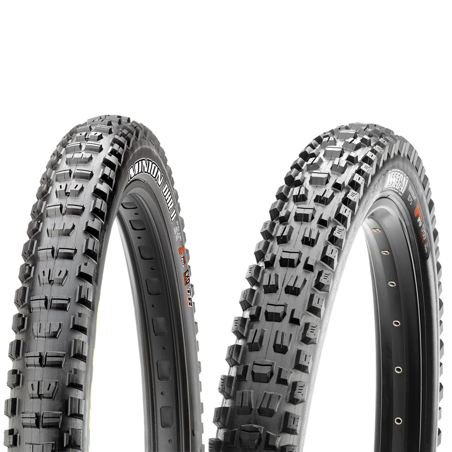 Maxxis Assegai / DHR II 27.5" 3C MaxxGrip DH Casing TR Tires (Set of 2)