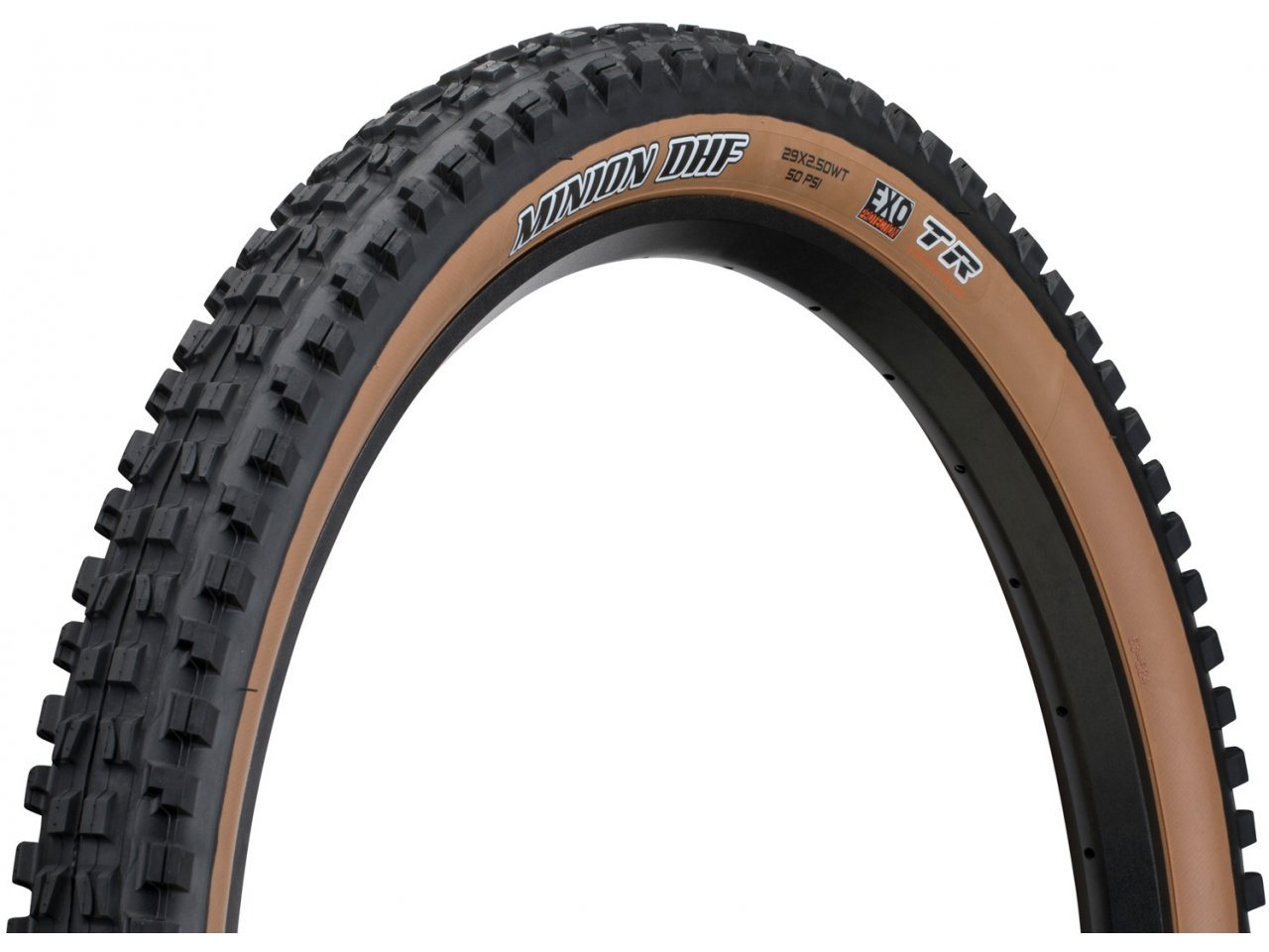 Maxxis Minion DHF Skinwall 27.5 x 2.5" WT TR EXO Tire