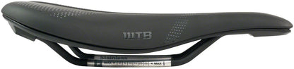 WTB Silverado 265 Fusion Form Saddle, Stainless Steel rails, Narrow, shown in side view.