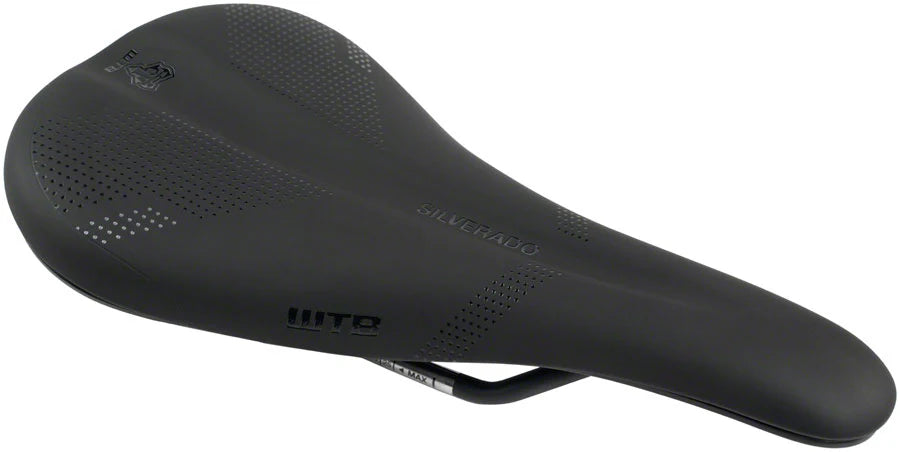 WTB Silverado 265 Fusion Form Saddle - Stainless Steel, Narrow; ergonomic with subtle textured details.