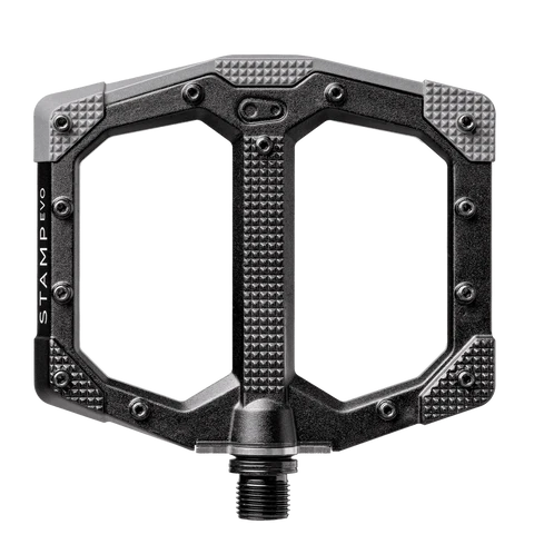 CrankBrother Stamp Evo Black Pedals (Large)
