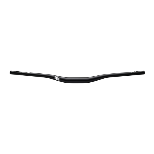 Title MTB AH1 35 black freeride mountain bike handlebar with slight rise, shown on a white background.