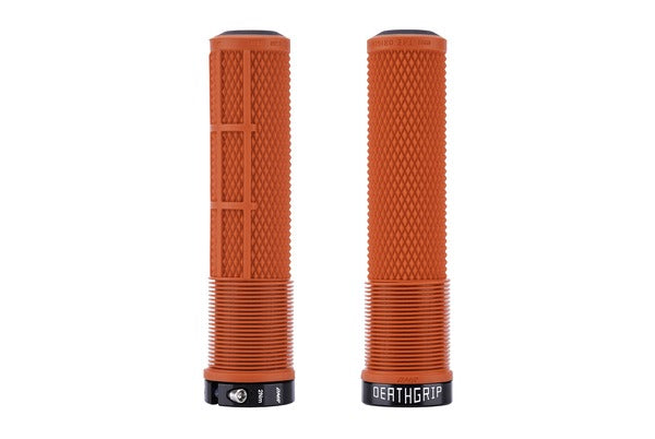 DMR DeathGrip 2 Flangeless Thin Lock-On Grips (Red)