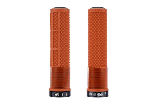 DMR DeathGrip 2 Flangeless Thin Lock-On Grips (Red)