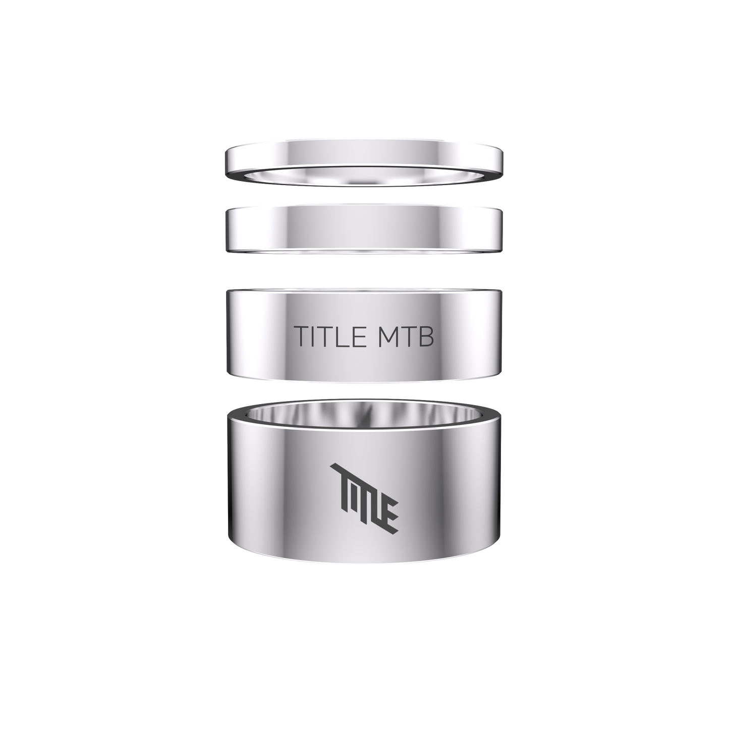 Title Alloy Headset Spacer Kit